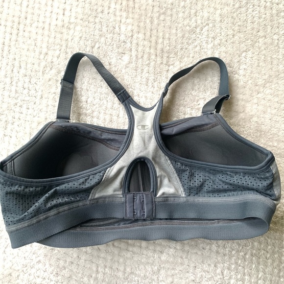 Champion sports workout gray racer back bra - Picture 2 of 8